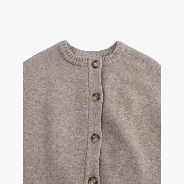 Elegantes Strick-Cape mit Knopfleiste | Vielseitig & Stilvoll | Perfekt für jede Jahreszeit