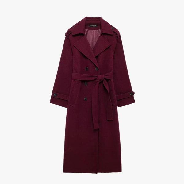 Eleganter Trenchcoat mit Bindegürtel | Klassisch & Feminin | Perfekt für Herbst &Winter