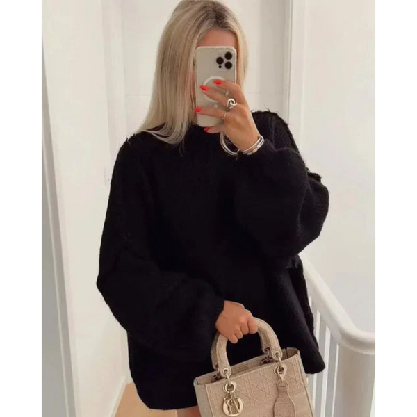 Kuscheliger Pullover | Ballonärmel-Design | Perfekt für Herbst und Winter | Oversized-Look