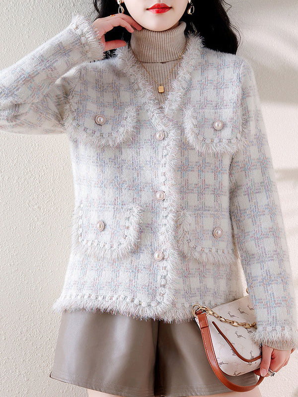 Tweed-Jacke mit Doppelknöpfen | Klassisch & Elegant | Perfekt für jede Gelegenheit