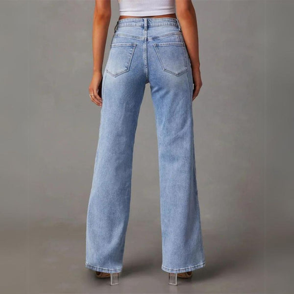 Damen-High-Waist-Jeans | Modern | Bequem und Stylisch