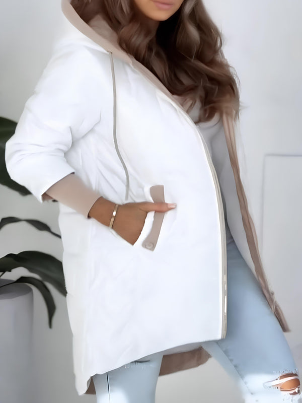 Steppjacke mit Kapuze | Polyester | Warm und Lässig