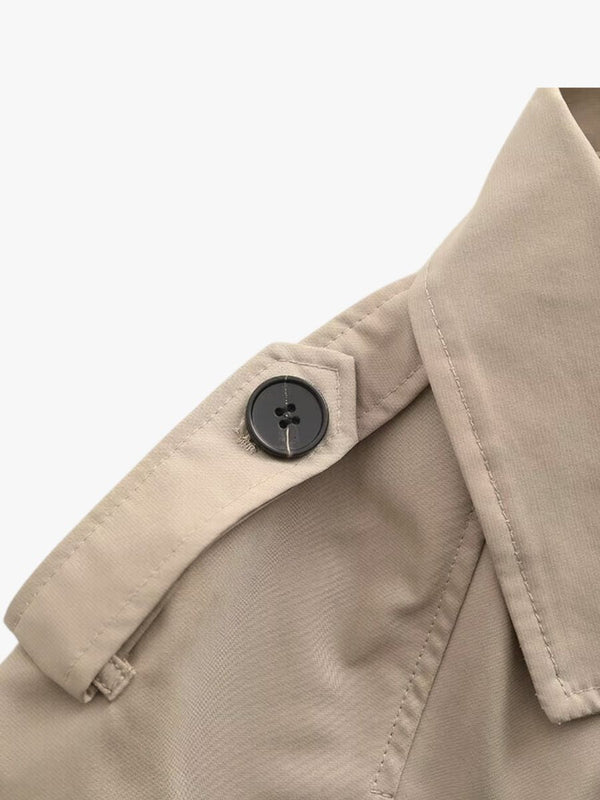 Kurzer Trenchcoat mit Gürtel | Modern & Elegant | Perfekt für den Übergang