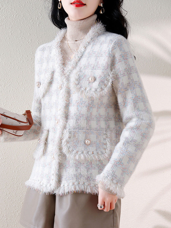 Tweed-Jacke mit Doppelknöpfen | Klassisch & Elegant | Perfekt für jede Gelegenheit