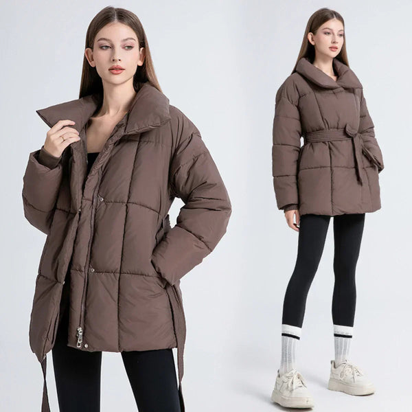 Taillierte Steppjacke mit Gürtel | Wärmend und Elegant | Perfekt für Winter