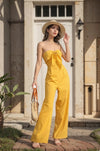 Eleganter Jumpsuit | Bandeau-Design | Perfekt für Sommer und Events | Fließende Passform