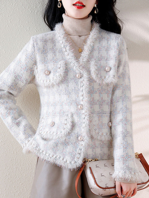 Tweed-Jacke mit Doppelknöpfen | Klassisch & Elegant | Perfekt für jede Gelegenheit