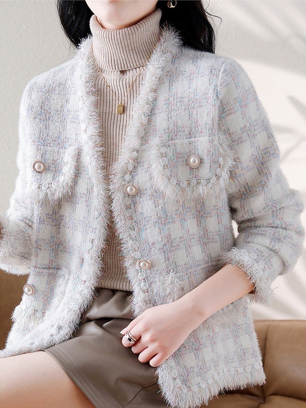 Tweed-Jacke mit Doppelknöpfen | Klassisch & Elegant | Perfekt für jede Gelegenheit