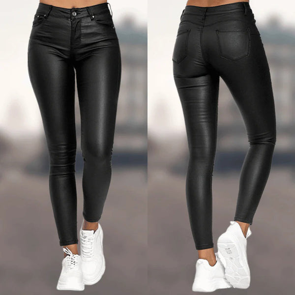 High Waist Leder-Leggings | Shaping Fit | Urban Chic