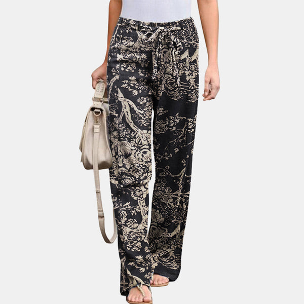 Boho Palazzohose mit Blumenprint | Sommerleicht & Weit | Vacation Vibes