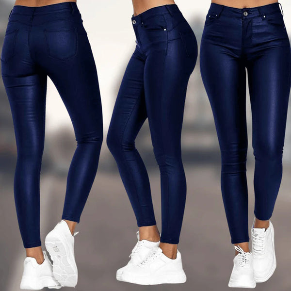 High Waist Leder-Leggings | Shaping Fit | Urban Chic