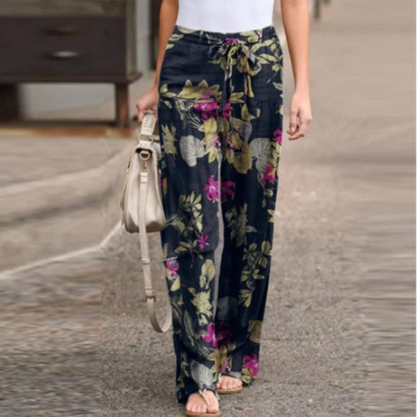 Boho Palazzohose mit Blumenprint | Sommerleicht & Weit | Vacation Vibes