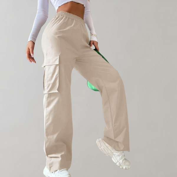 Baggy Cargo Pants | Streetwear Essential | Utility Style in Soft-Tönen