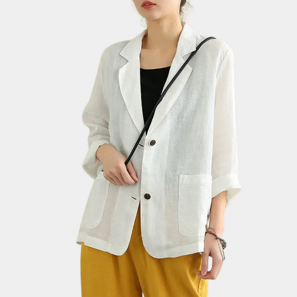 Leinenblazer im Casual Fit | Easy Everyday Look | Leicht & Natürlich