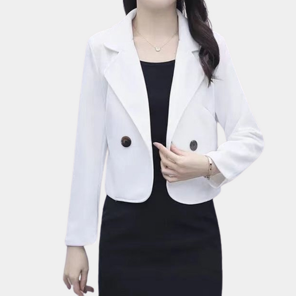 Kurzer Blazer mit Reverskragen | Office Classic | Elegant & Figurnah