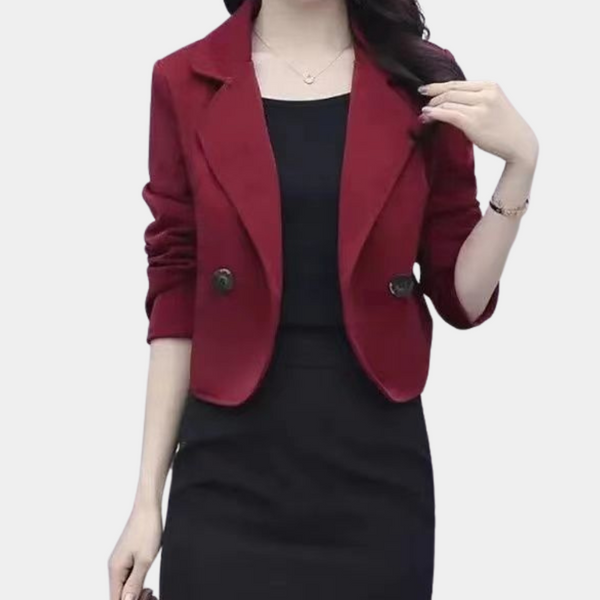 Kurzer Blazer mit Reverskragen | Office Classic | Elegant & Figurnah