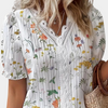 Bluse mit Blumenprint & Spitzenausschnitt | Romantisc h& Frisch | Sommer-Favorit für jeden Tag