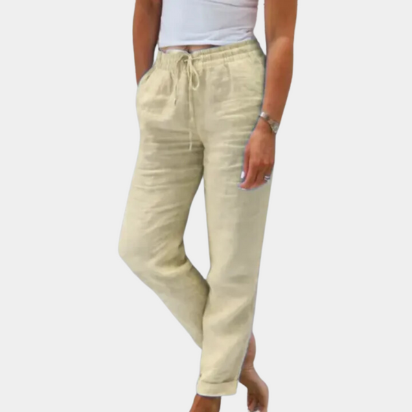 Leinenhose mit Gummibund & Taschen | Light Comfort | Easy Summer Style