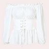 Carmenbluse mit Schnürmieder | Corset Style | Verspielt & Verführerisch