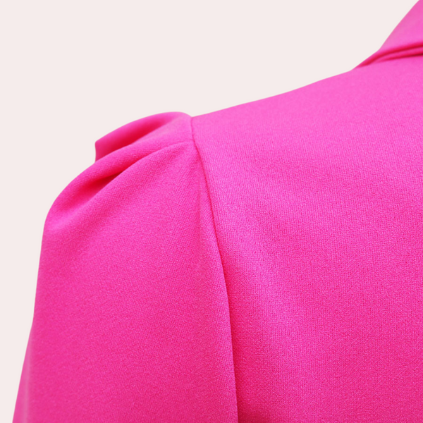 Blazer-Kleid mit Gürtel & Puffärmeln | Power Elegance | Feminin & Selbstbewusst