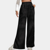 Velvet Wide-Leg Hose mit Elastikbund | Soft Glam | Cozy Luxe Look
