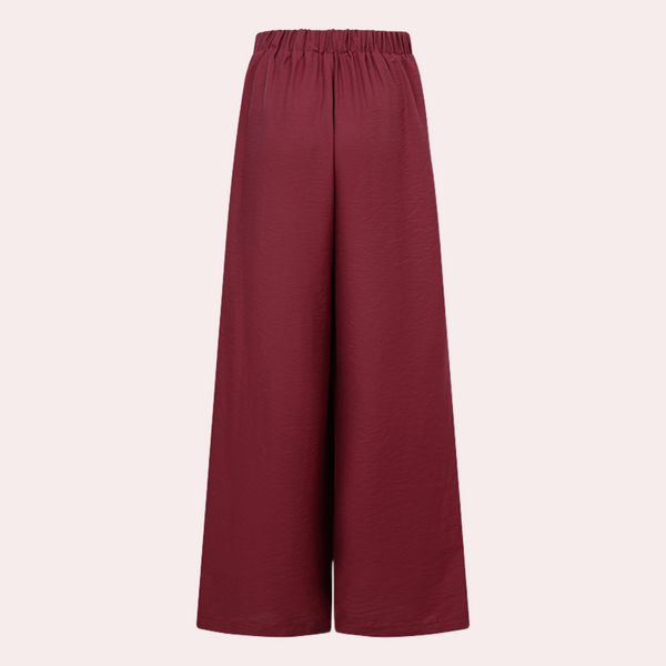 High-Waist Palazzohose mit Faltenwurf | Soft Elegance | Everyday Chic