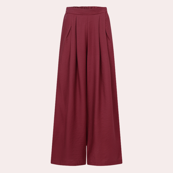 High-Waist Palazzohose mit Faltenwurf | Soft Elegance | Everyday Chic