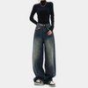 Dark Wash Baggy Jeans | Wide-Leg Revival | Retro Streetstyle Essential