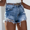 Destroyed High-Waist Jeansshorts | Fransen-Look | Urban Summer Style