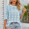 Strickshirt mit Lochmuster | Luftig & Modern | Sommer Must-Have