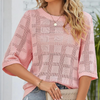 Strickshirt mit Lochmuster | Luftig & Modern | Sommer Must-Have