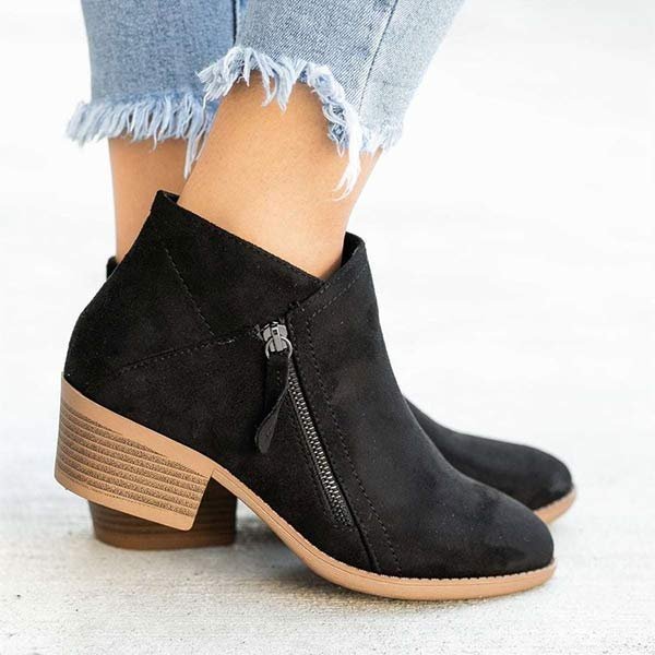 Elegante Ankle Boots mit Reißverschluss | Komfort & Stil | Ideal für Alltag & Büro