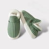Sherpa-Gefütterte Cord-Slipper | Weich & Warm | Rutschfeste Sohle