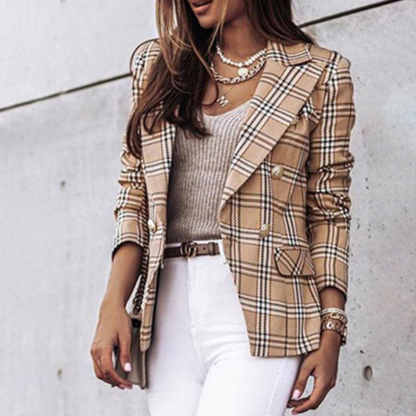 Karierter Blazer mit Revers | Modern Heritage | Statement-Look mit