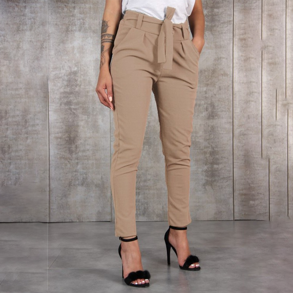 Paperbag Hose mit Taillengürtel | High-Waist Chic | Femininer City-Look