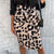 Leopard Print Midirock | Satin-Style | Animal Chic für Day & Night