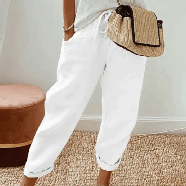 Leinen-Cargo-Hose | Sommerleicht & Bequem | Casual Everyday