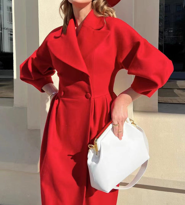 Eleganter Wollmantel mit Gürtel | Zeitlos | Vielseitig