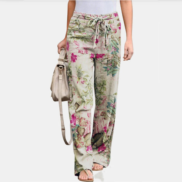 Boho Palazzohose mit Blumenprint | Sommerleicht & Weit | Vacation Vibes