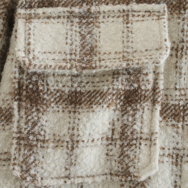 Karierte Overshirt-Jacke | Lässig & Stylisch | Freizeit & Übergangszeit | Weiches Material