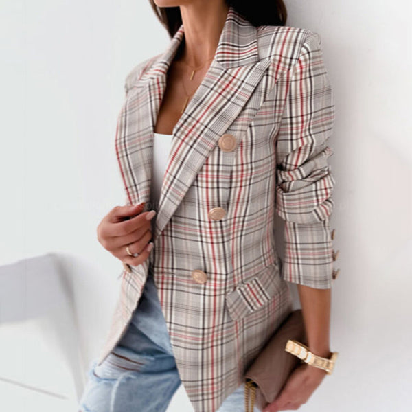 Karierter Blazer mit Revers | Modern Heritage | Statement-Look mit