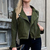 Wildleder-Look Bikerjacke | Edler Streetstyle | Perfekt für Übergangswetter