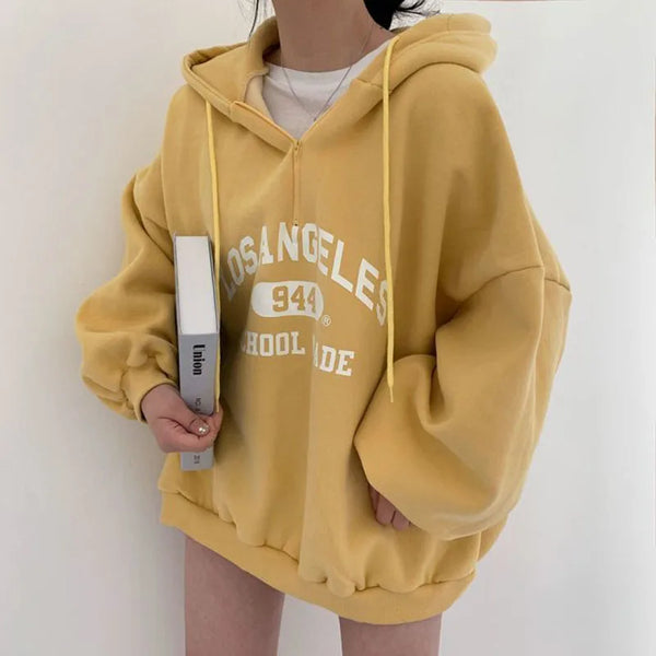 Oversized Hoodie mit Print | Lässiger Stil | Perfekt für Freizeit und Streetwear | Kuscheliger Stoff