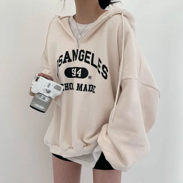Oversized Hoodie mit Print | Lässiger Stil | Perfekt für Freizeit und Streetwear | Kuscheliger Stoff