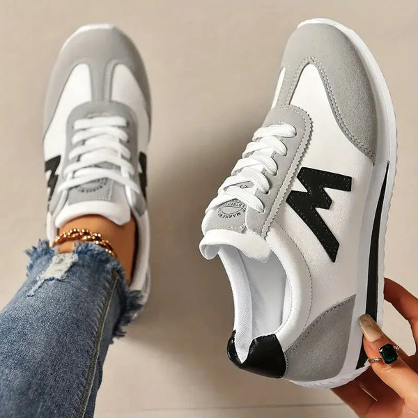 Retro-inspirierte Sneakers mit Farbdetail | Stylisch & Bequem | Perfekt für Alltag & Freizeit