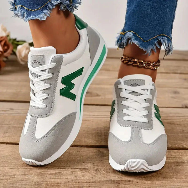 Retro-inspirierte Sneakers mit Farbdetail | Stylisch & Bequem | Perfekt für Alltag & Freizeit
