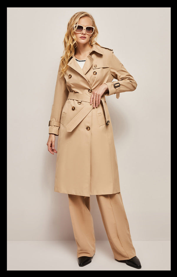Klassischer Trenchcoat | Eleganter Stil | Vielseitig für jede Gelegenheit