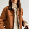 Shearling-Jacke mit Teddy-Innenfutter | Stylisch und warm | Perfekt für kalte Tage