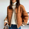 Shearling-Jacke mit Teddy-Innenfutter | Stylisch und warm | Perfekt für kalte Tage