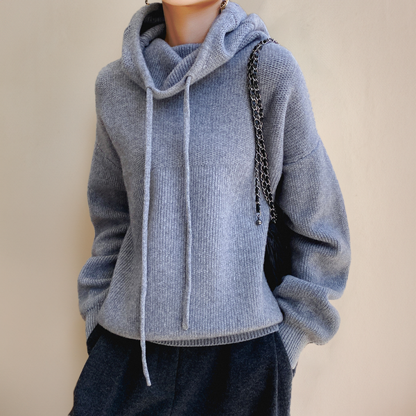 Damen-Kapuzenpullover aus Flauschmaterial | Kuschelig | Warm und Modisch